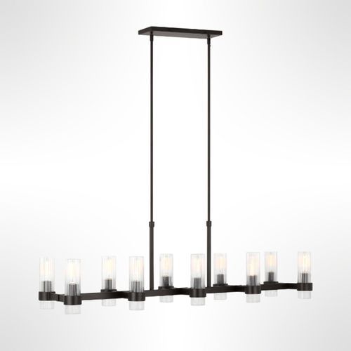 Geneva 10 Light Linear Chandelier