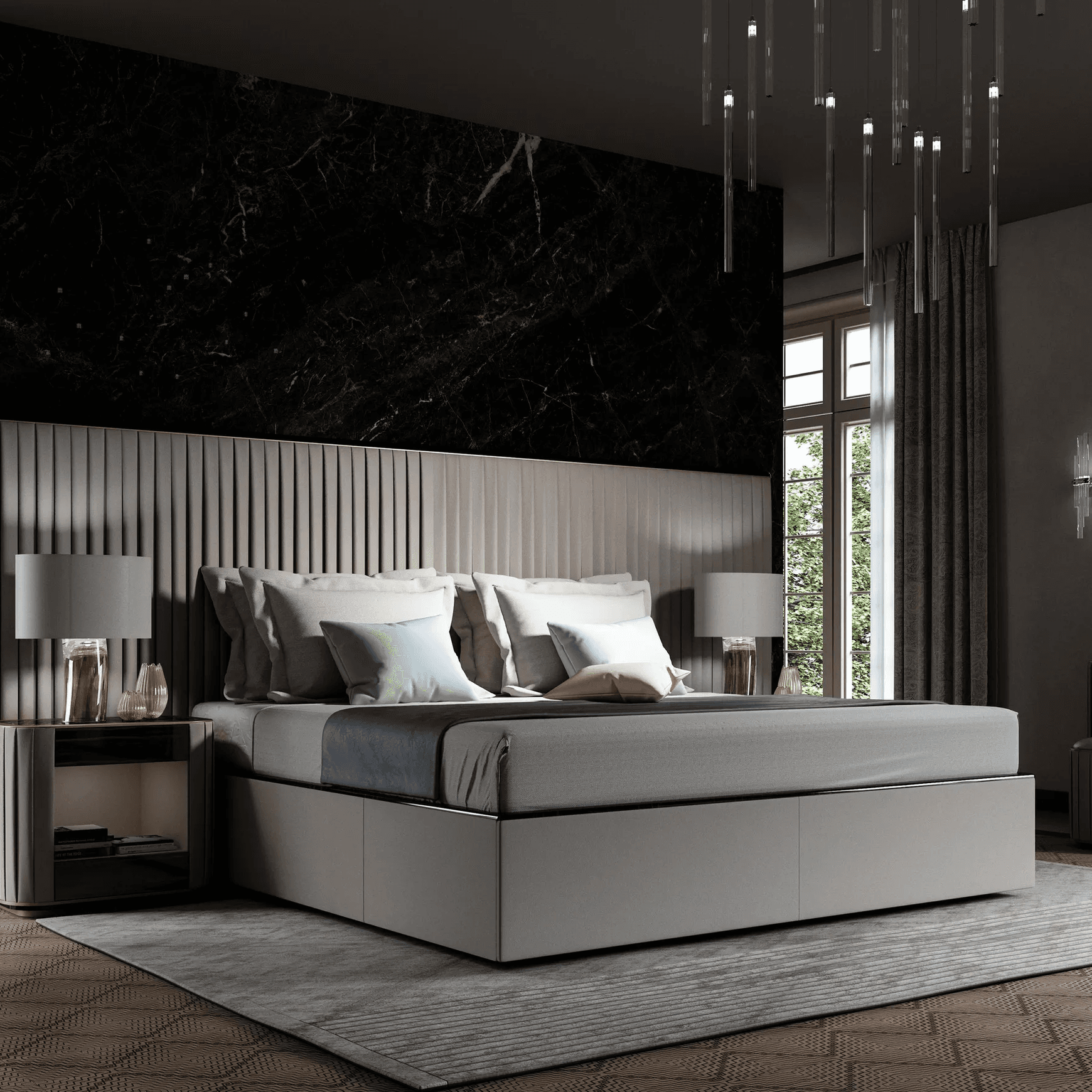Plisse Bedside