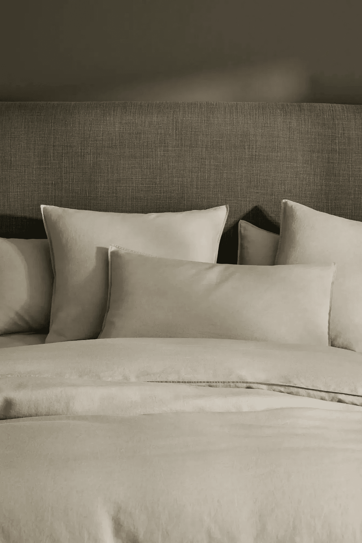 Ravello Linen Quilt Cover - Sage | Weave Home Bed Linen