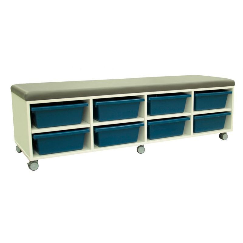 Tote Tray Seat with 8 Trays