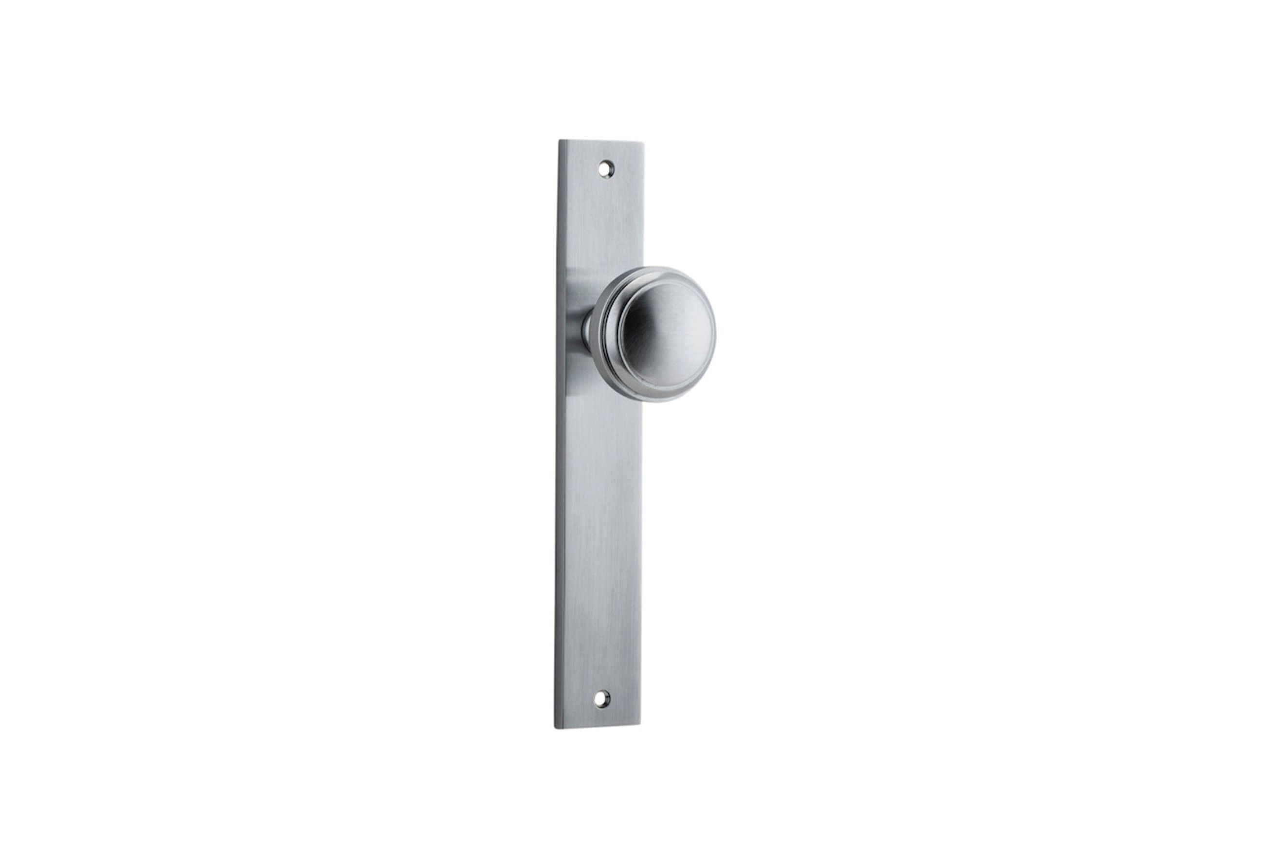 Paddington Door Knob Rectangular Backplate