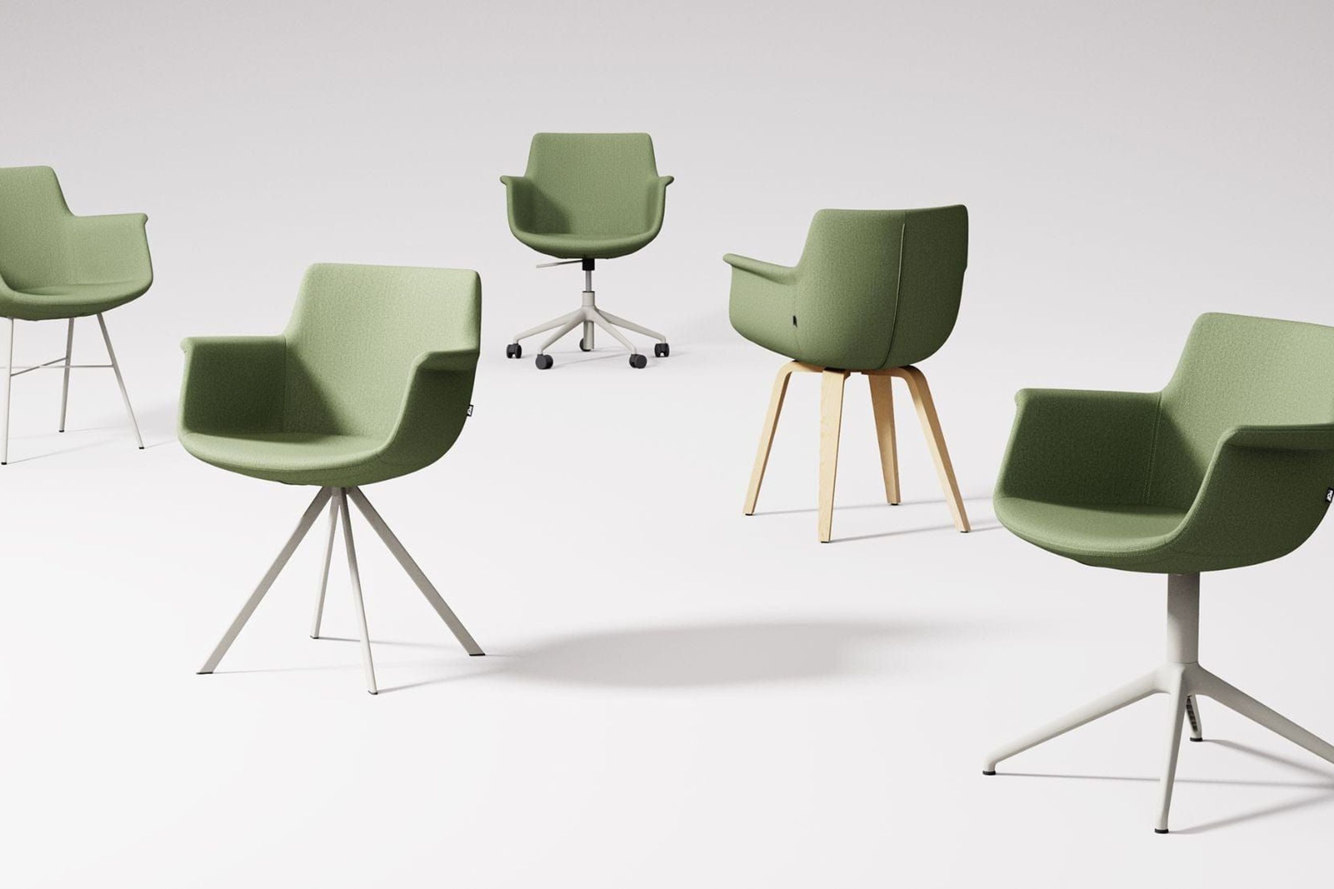 Rego 4 prong swivel chair
