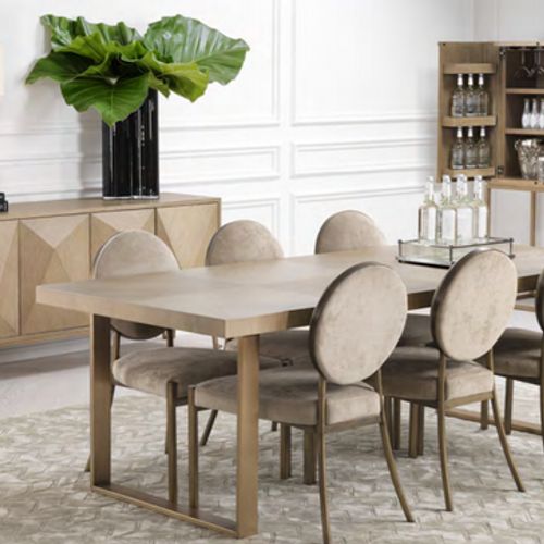 Brushed Brass Dining Chair