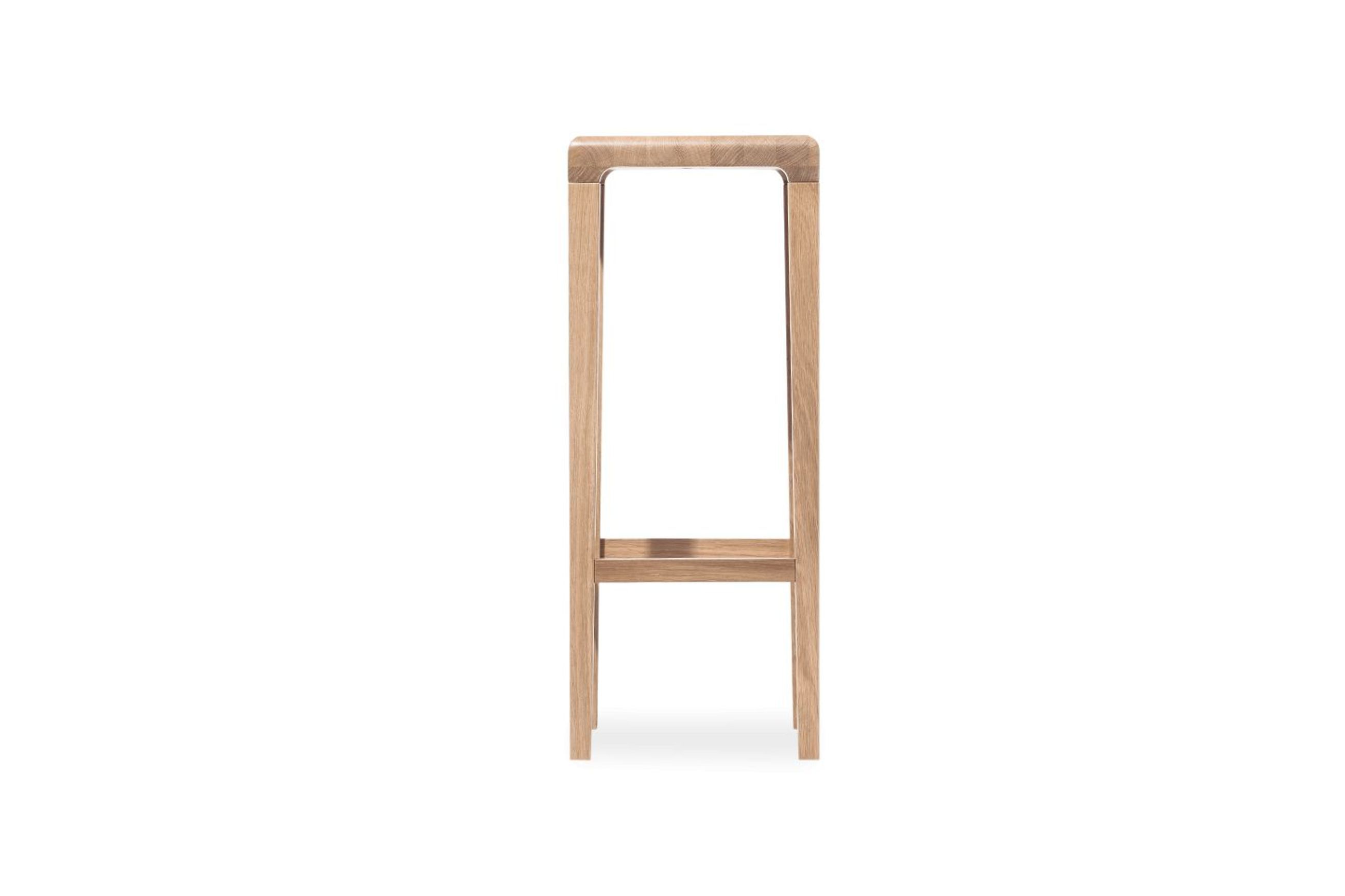 Rioja Bar Stool - Natural Oak - 80cm - by TON
