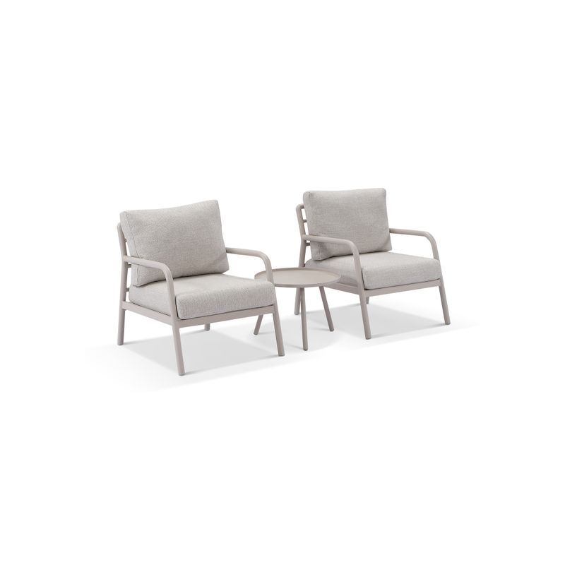 Riviera Lounge Chair Set - Dune