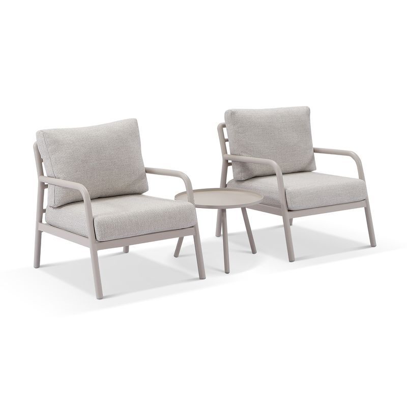 Riviera Lounge Chair Set - Dune
