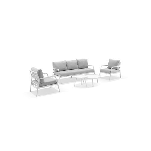 Riviera 5pc Lounge Set - White
