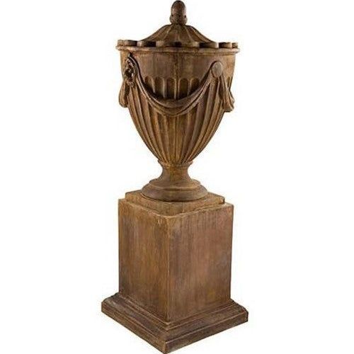 Robert Adams Urn And Plinth - Pietro Stoneware