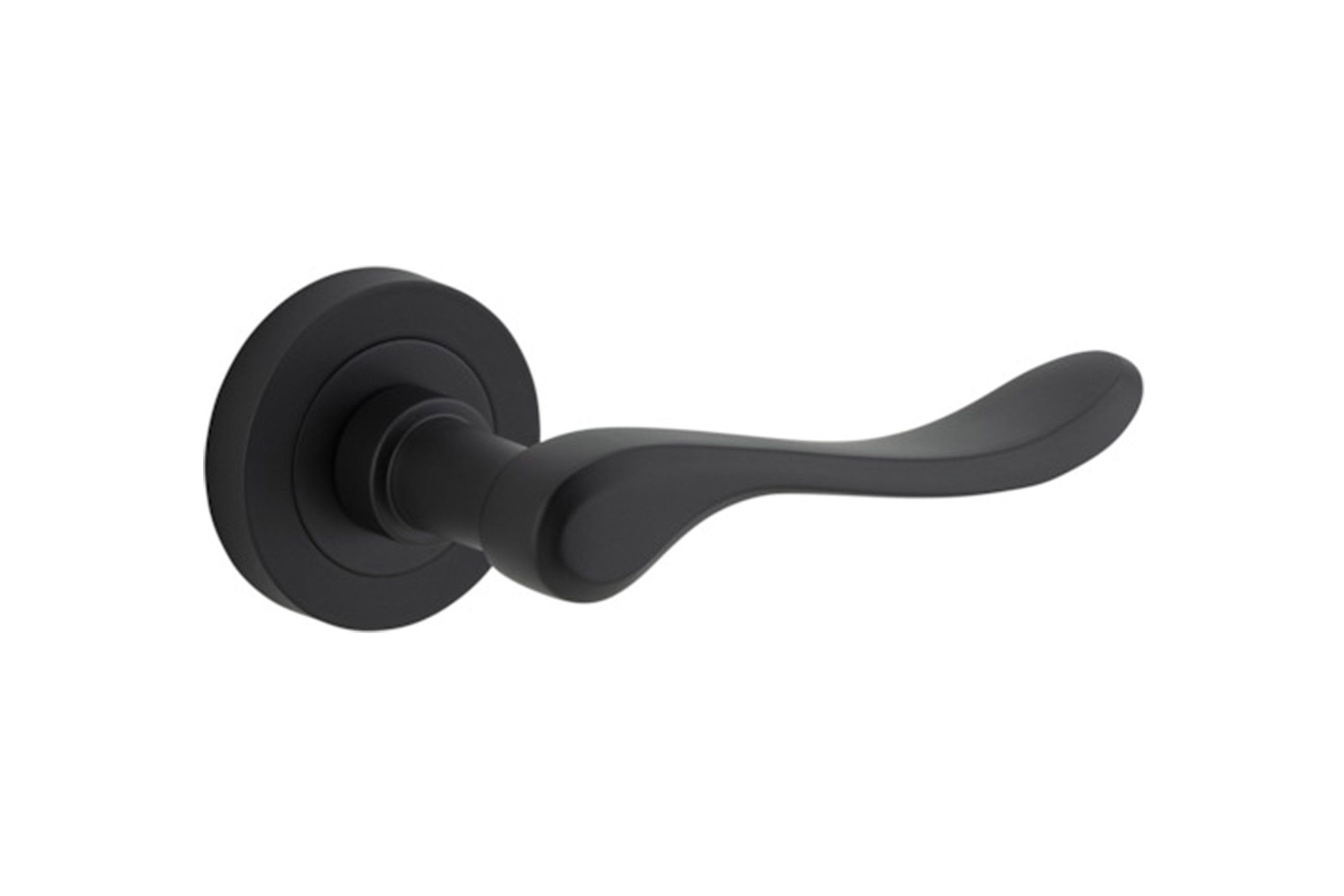 Stirling Door Lever Round Rose