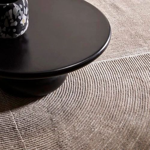 Soren Liv Bower Circle Rug - Pearl