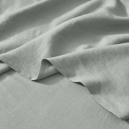 Ravello Linen Flat Sheet - Sage | Weave Home Bed Linen