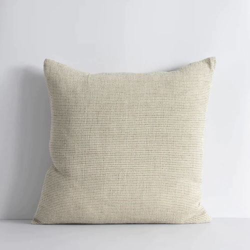 Baya Sandridge Cushion - Linen/Khaki | 100% Linen