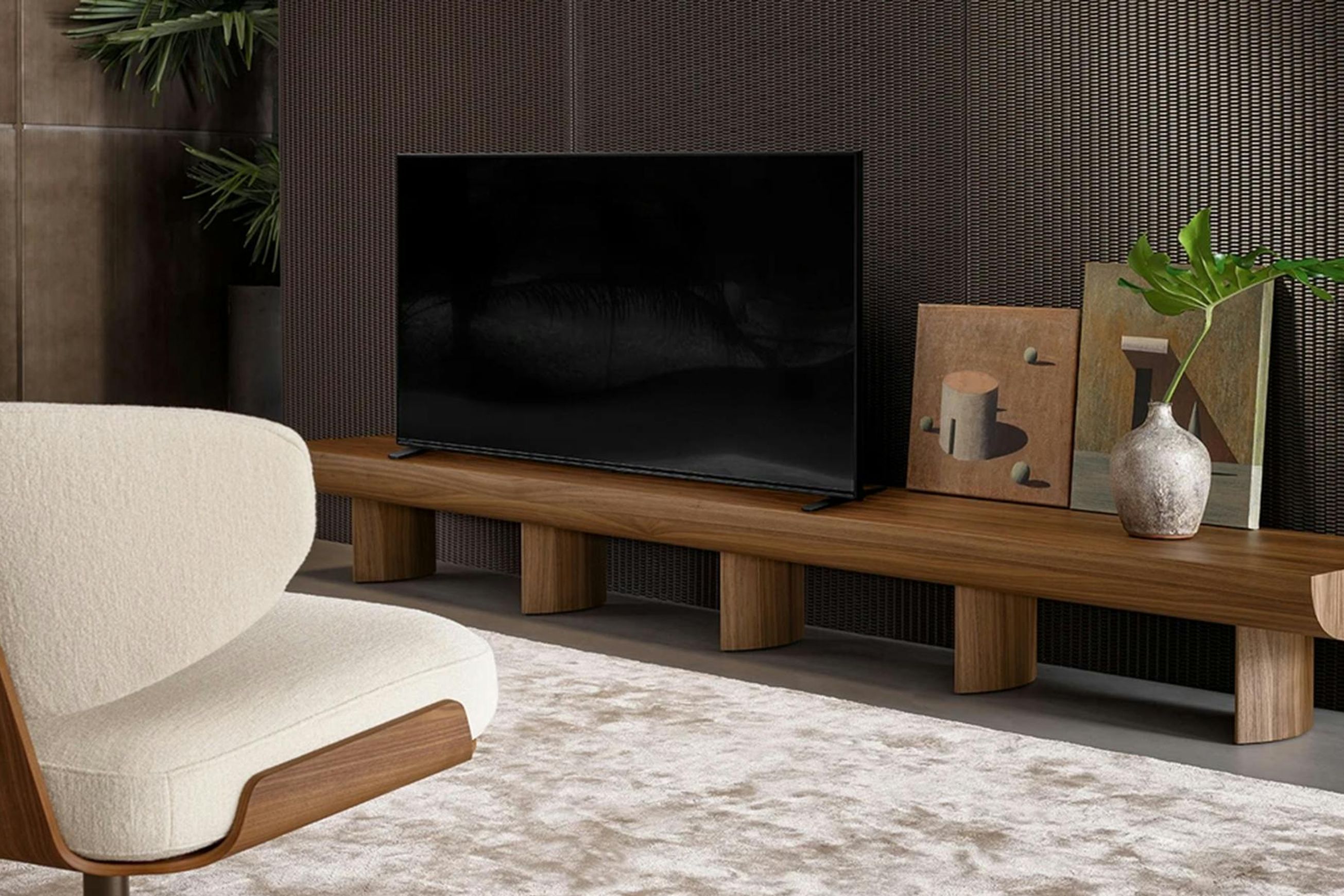 Sculptural Tv Unit