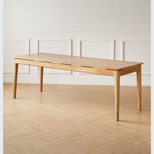 Seattle Natural Solid Ash Large Dining Table Office Desk