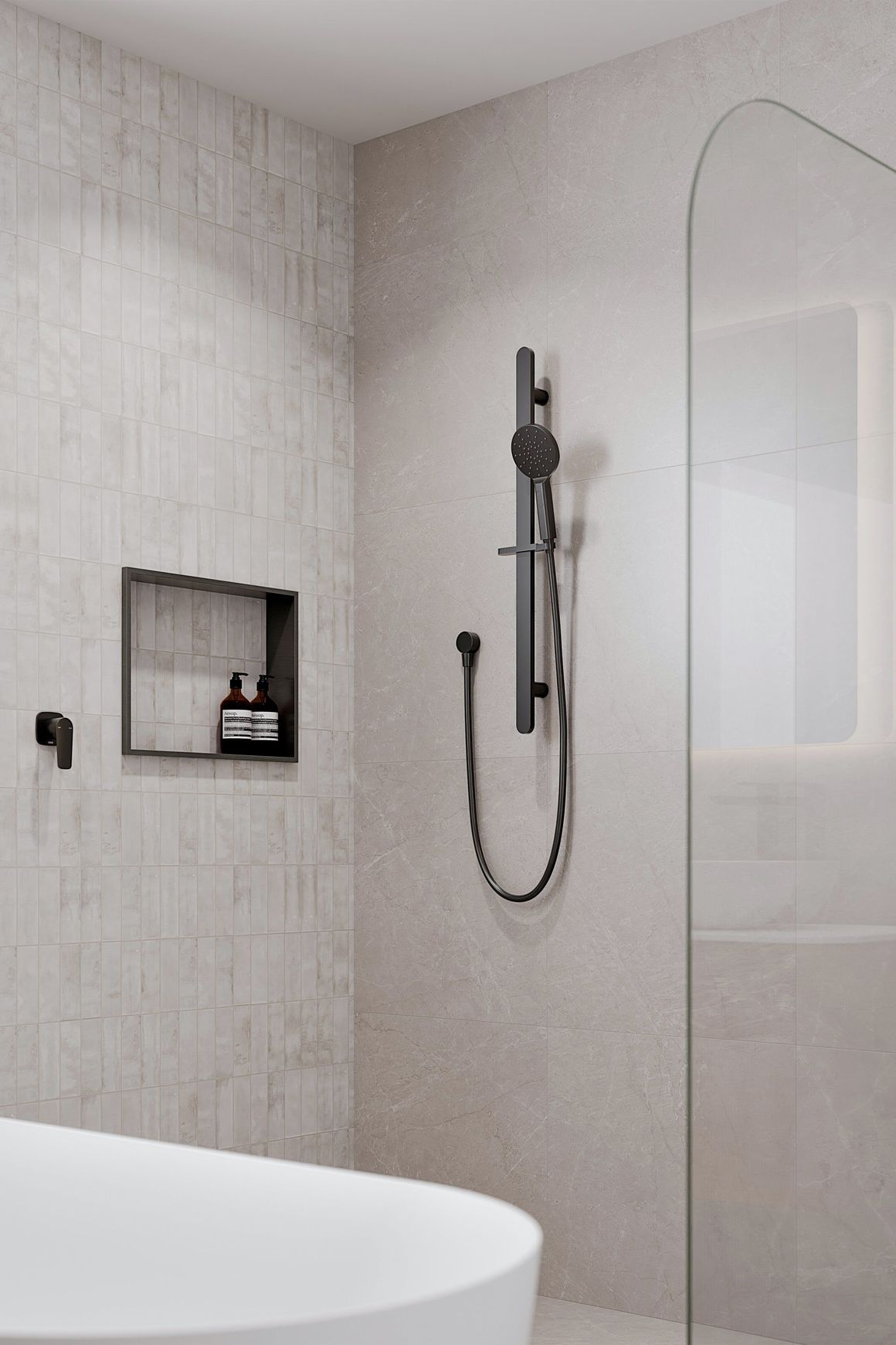 Lineare Slide Shower