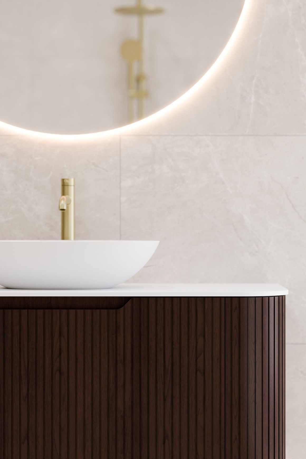 Sora 900 Vanity | Slab Top