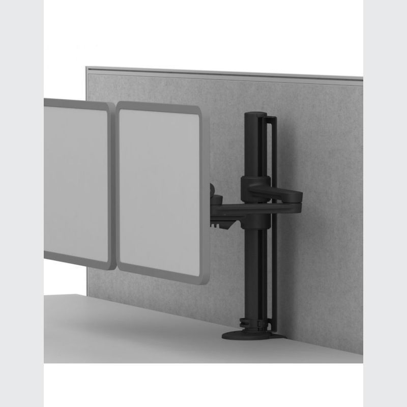 CME Single Monitor Arm - White