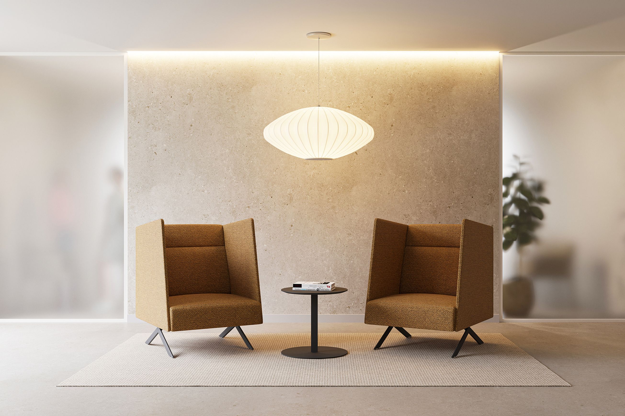 Sistema Legs Armchair - High Armrest