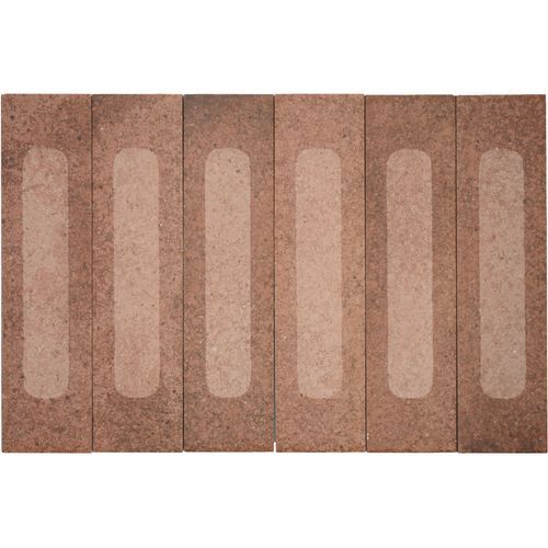 Cinder Brick Paprika 3D | Perini Tiles