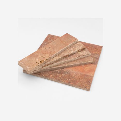 Pelae Red Travertine Subway