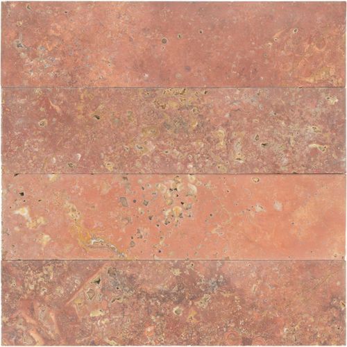 Pelae Red Travertine Subway