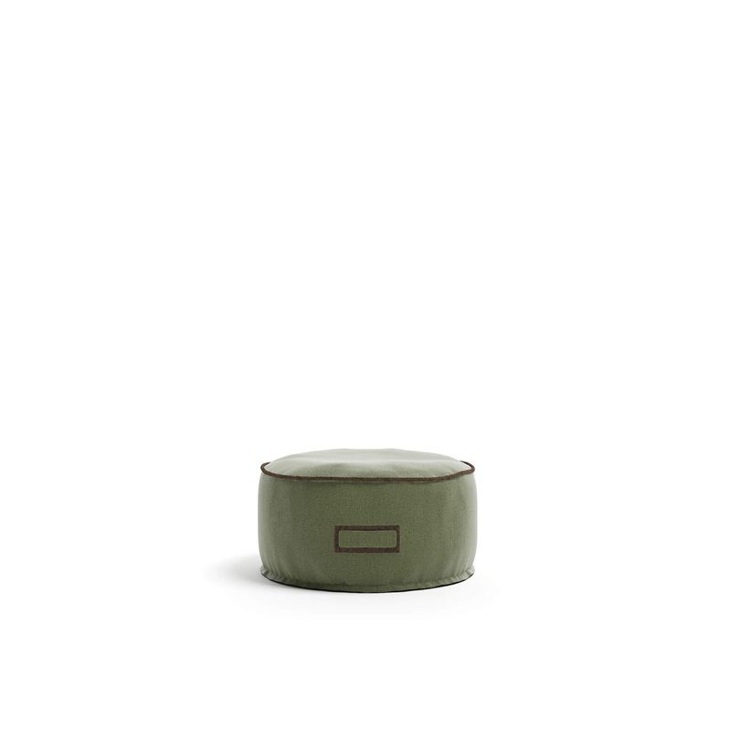 Soft 90 Round Outdoor Pouf by Atmosphera
