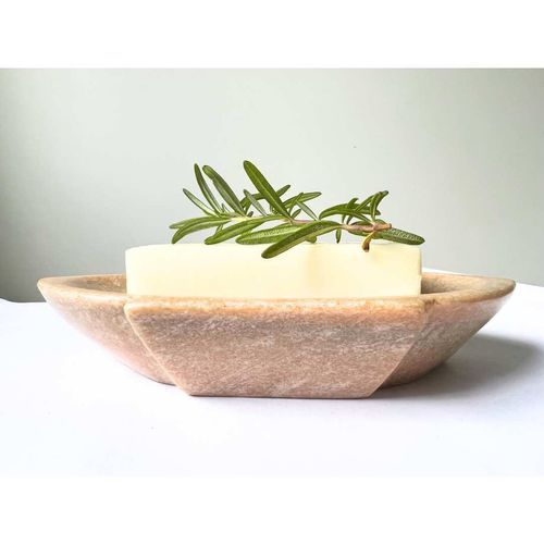 Marble Soap Dish - Sand