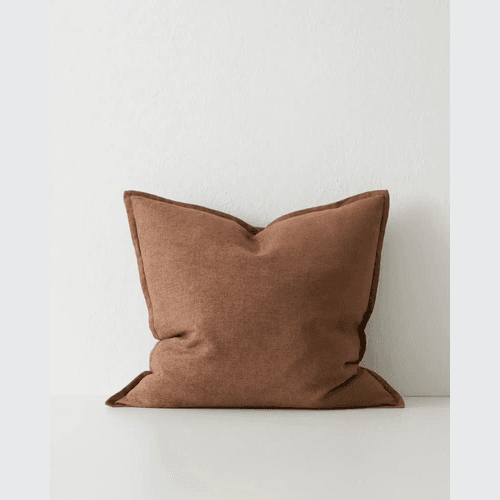 Weave Home Fiore Cushion - Toffee | Square and Lumbar