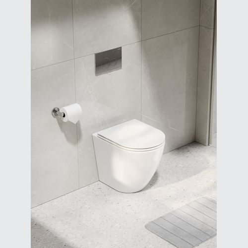 CODE Flow Typhoon Inwall Toilet Suite | Chrome Button