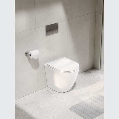 CODE Flow Typhoon Inwall Toilet Suite | Chrome Button