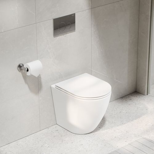 CODE Flow Typhoon Inwall Toilet Suite | Chrome Button