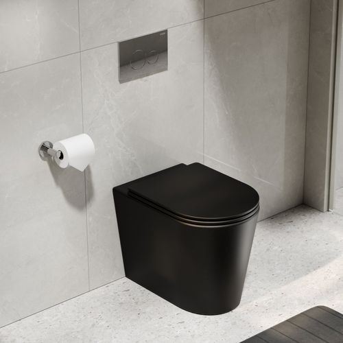 CODE Pure Typhoon Inwall Toilet Suite | Chrome Button