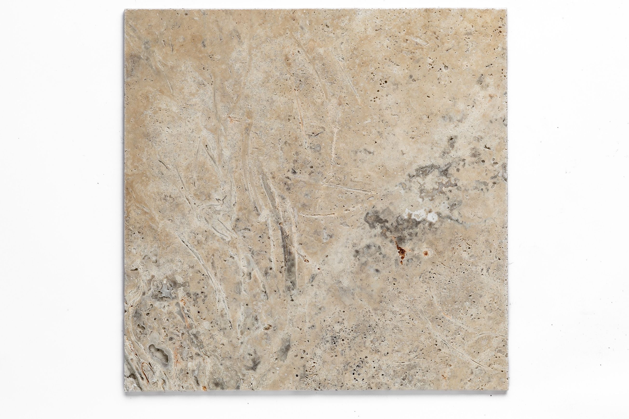 Travertine Silver | French Pattern