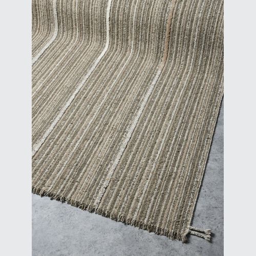 Tribe Home Inca Rug - Olive Brown | 100% NZ Wool