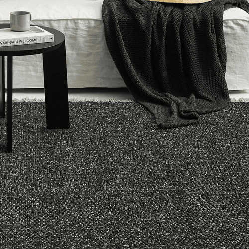 Baya Ulster Floor Rug - Black/Natural | Three Sizes