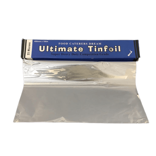 BBQWar Competition Grade Tin Foil 450mm x 100m