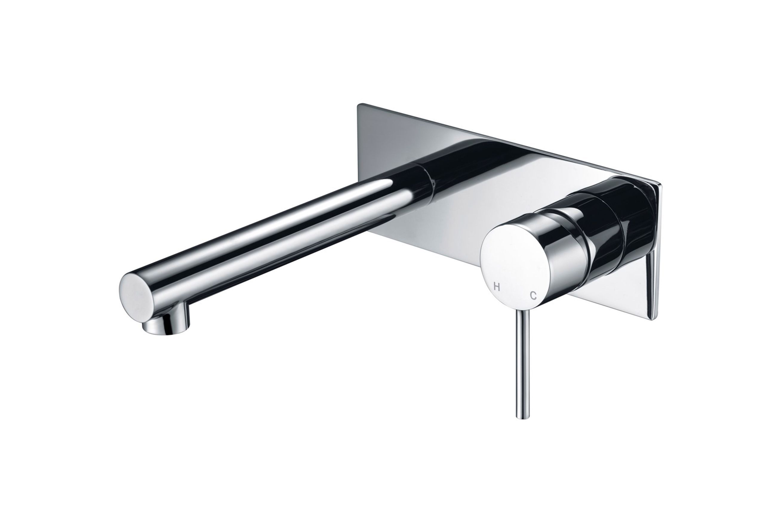 Unika Hali Wall Basin Mixer with Spout