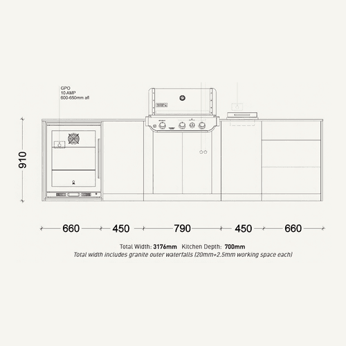 Weber Langhorne Outdoor Kitchen | SELECT Range