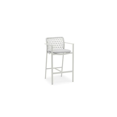Verona Outdoor Barstool - Light Grey