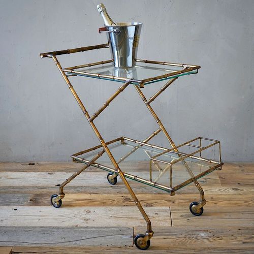 Vintage French Cocktail Trolley