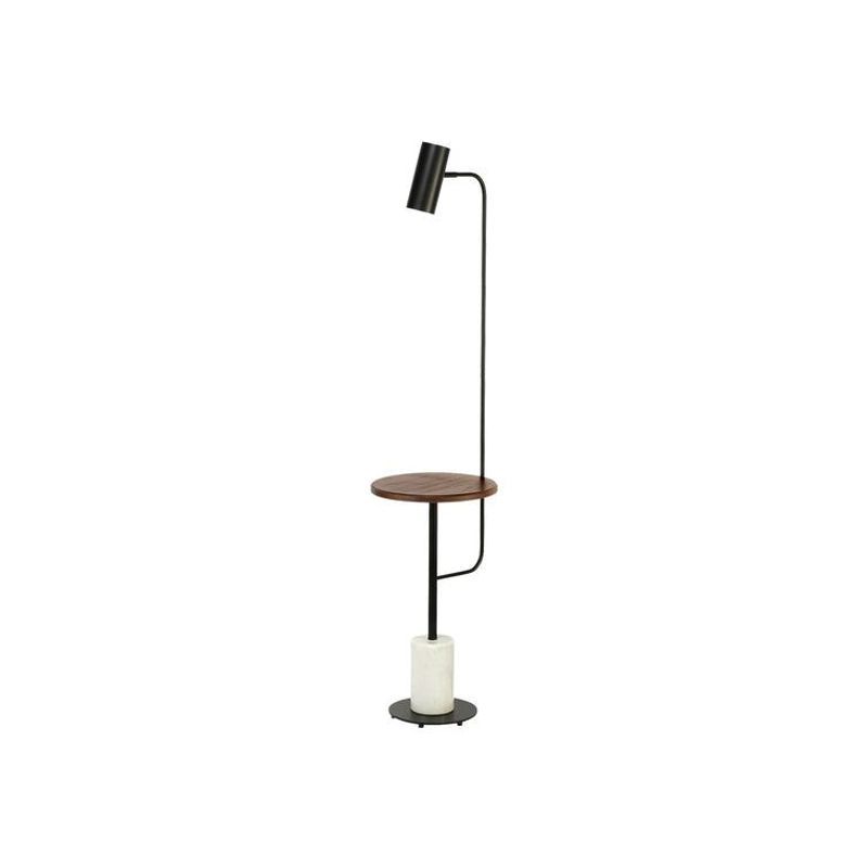 Disson Functional Floor Lamp with Table Top and Marble Base