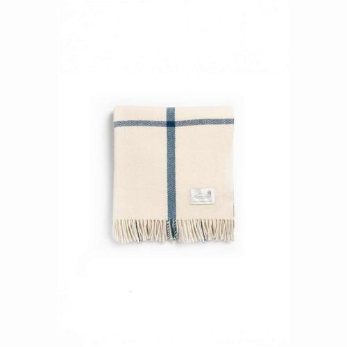 Ruanui Station Lambswool Throw -  Wakarua White