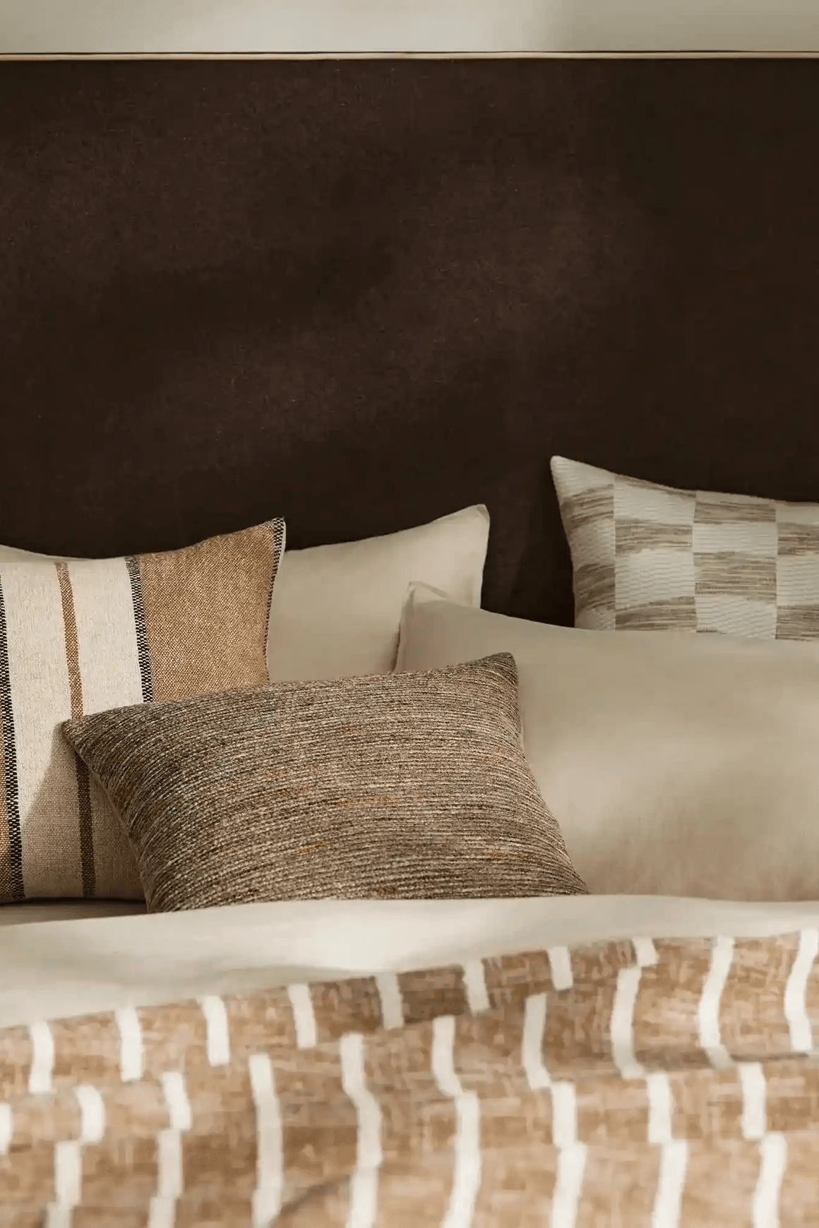 Weave Home Vista Cushion Cover - Natural | Chunky Linen/Wool Blend
