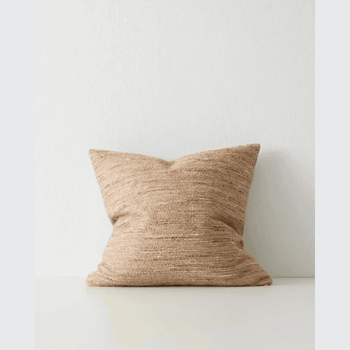 Weave Home Vista Cushion - Sunset | Chunky Linen/Wool Blend