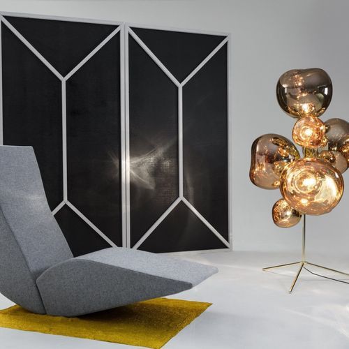 Melt Stand Chandelier Gold