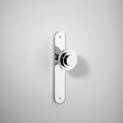 Zzzigurat Door Knob - Oval Backplate