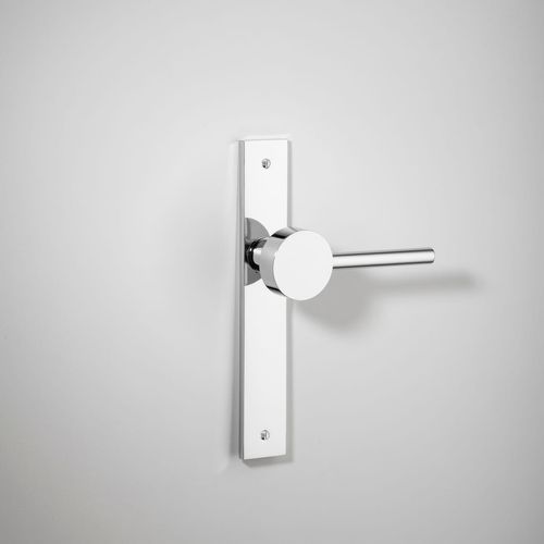 Geppetto Door Lever - Rectangular Backplate