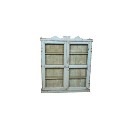 Original Wood and Glass Display Cabinet - Wide