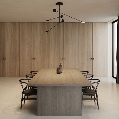 Rolla 3 Light Pendant in Matte Black