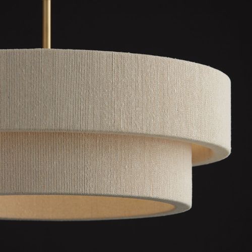 Timmering 4 Light Pendant - Small in Matte Brass